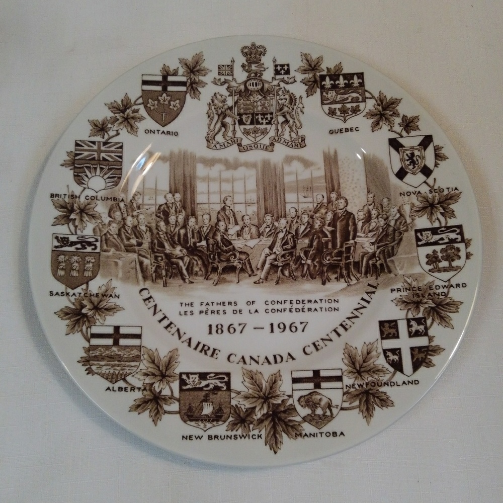 Canada Centennial Decorator Plate 1967